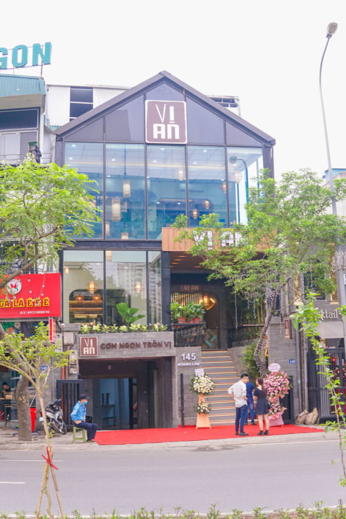 Exterior of Vị An Restaurant