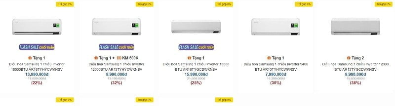 Purchase Samsung Air Conditioners at Hc.com.vn