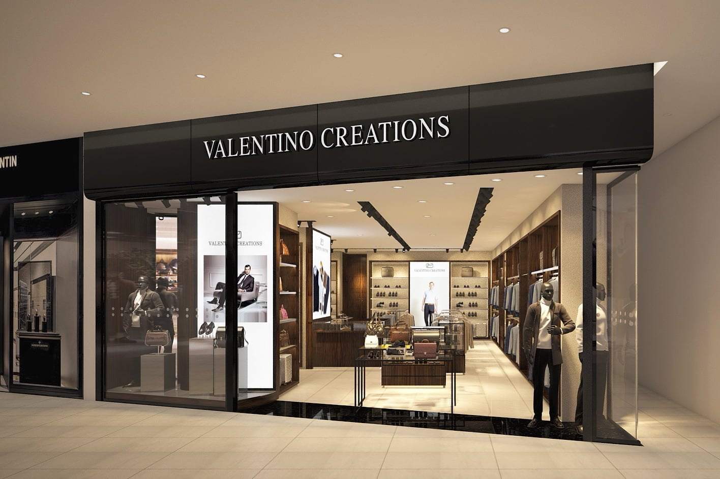 Famous fashion brand Valentino Creations