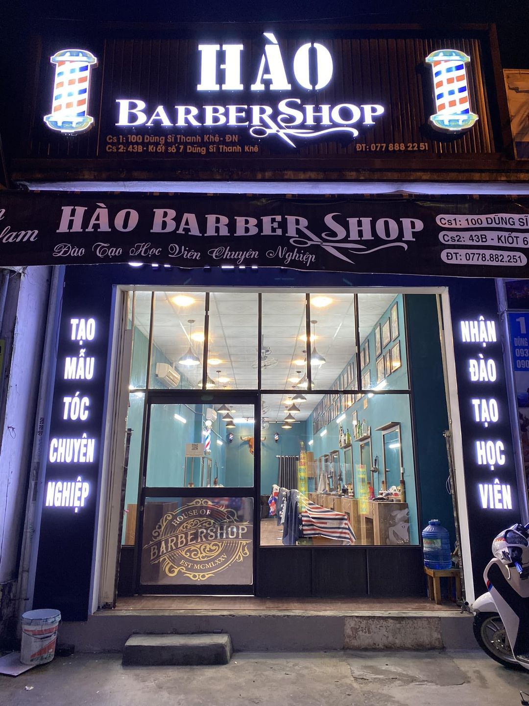 tiệm cắt tóc Hào