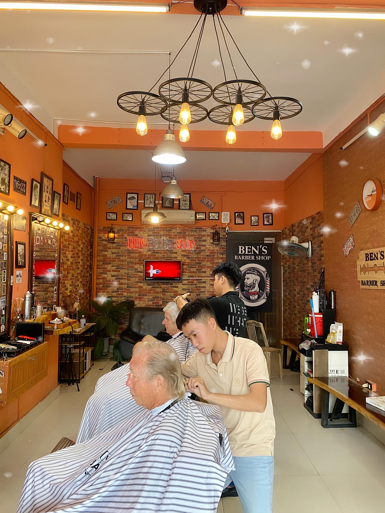 tiệm cắt tóc nam - benbarber