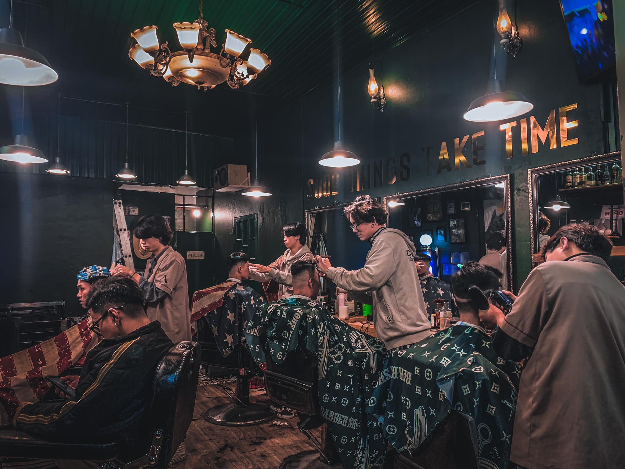 tiệm cắt tóc nam - kingvau