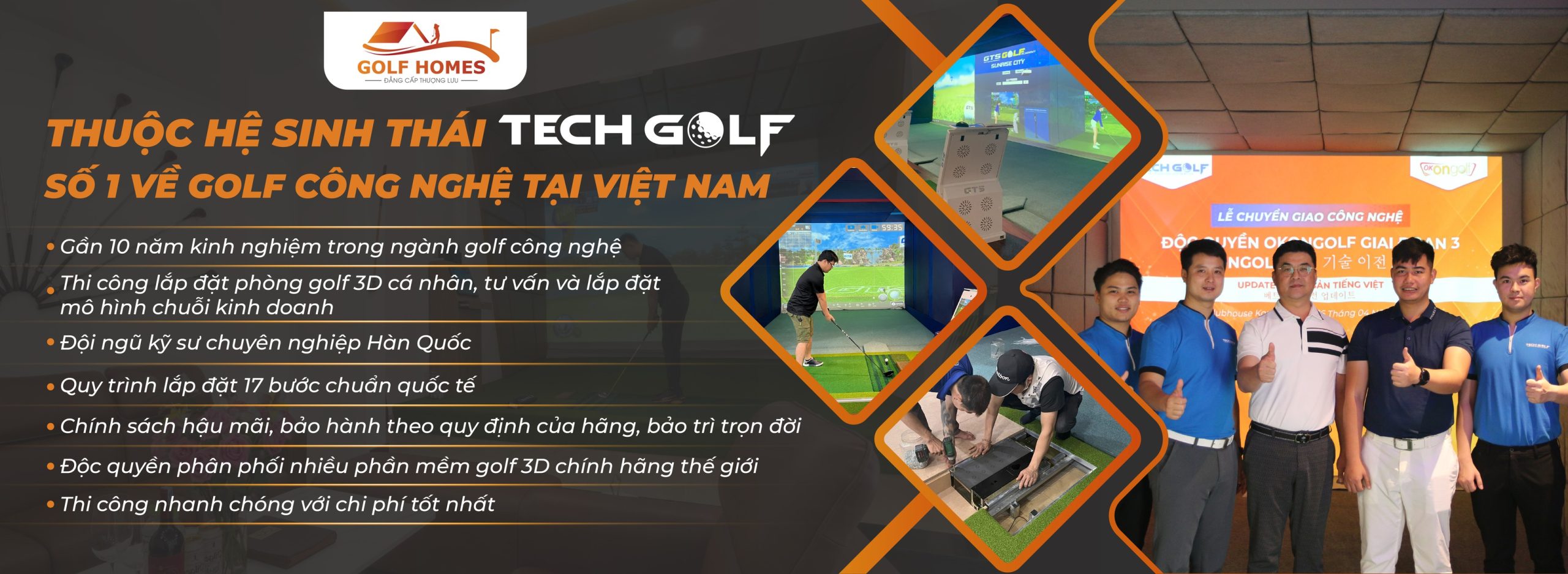 đơn vị thi công phòng golf 3d ở Hà Nội - golfhomes
